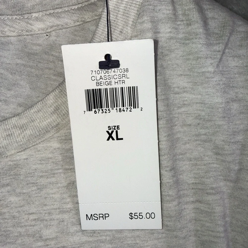 Polo Ralph Lauren T Shirt Mens XL Heather Gray Pony Logo Casual Short Classic
